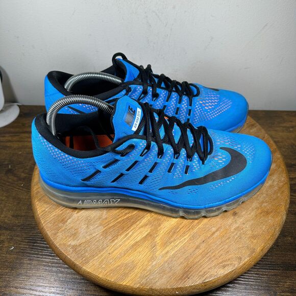 Nike Air Max 2016 Photo Blue Shoe Sneakers Men's Size 10 806771-408 - Picture 1 of 8